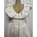 NWT Cleobella Mini Dress White Ruffled Smocked Waist Open Back Cotton V Neck XS