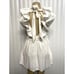 NWT Cleobella Mini Dress White Ruffled Smocked Waist Open Back Cotton V Neck XS