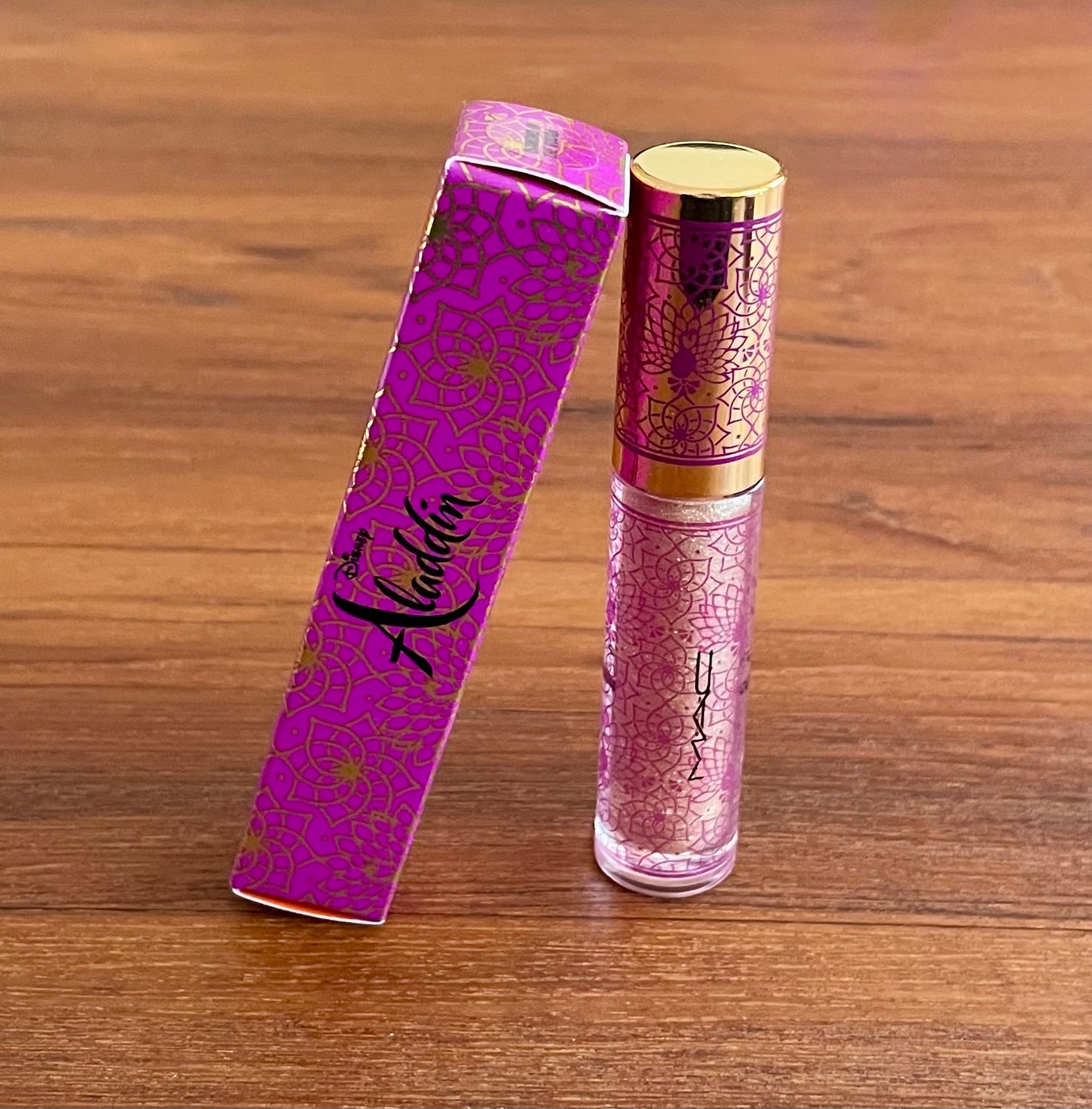MAC COSMETICS DISNEY ALADDIN DIAMOND IN THE ROUGH LIPGLASS Full Size NIB