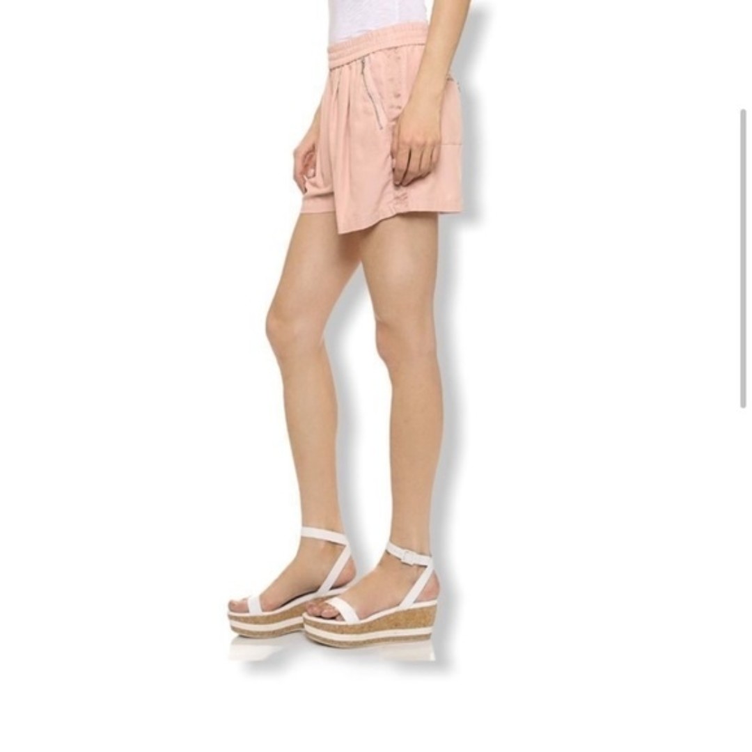 Rebecca Taylor Pink Pleated Shorts