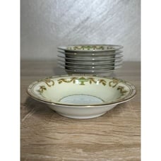 Vintage Lorento By Noritake Japan Lot Of Seven Rim Fruit /Dessert (Sauce) Bowl