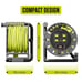 Masterplug 50ft 4 Socket Extension Cord Reel With Wall Mount 13A