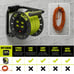 Masterplug 50ft 4 Socket Extension Cord Reel With Wall Mount 13A