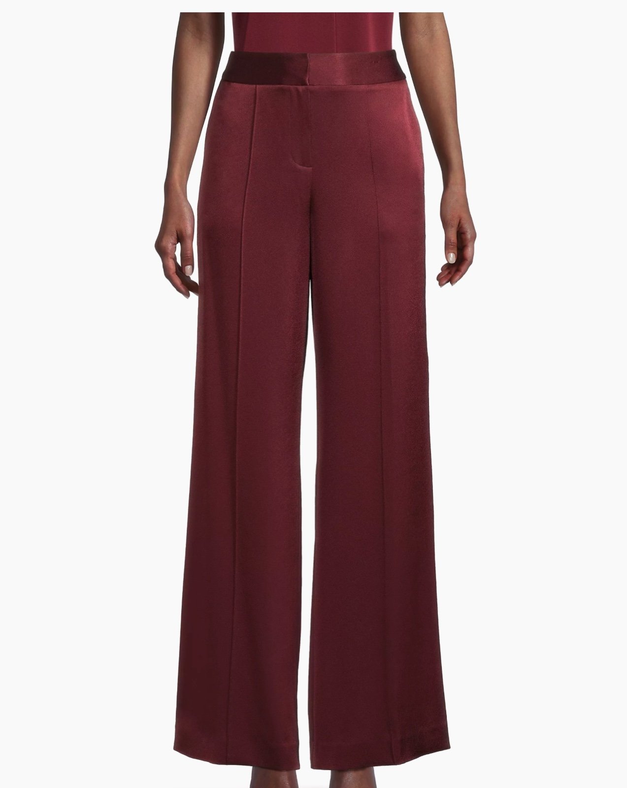 Alice + Olivia Kobi Halperin Andi Pleated Wide-Leg Pants 2