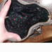 Vintage Betsey johnson metallic ruffled satchel