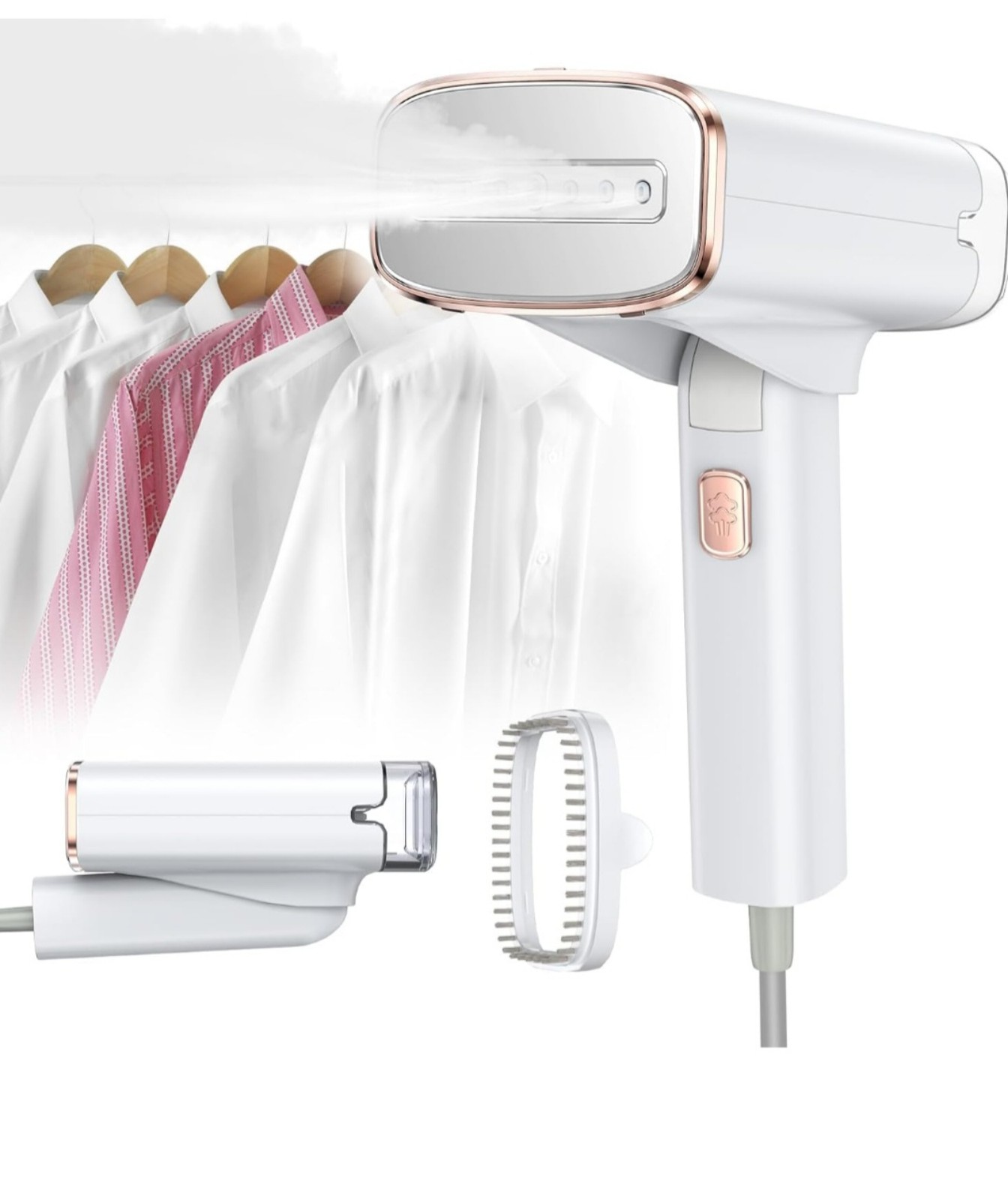 Handheld steamer for clothes