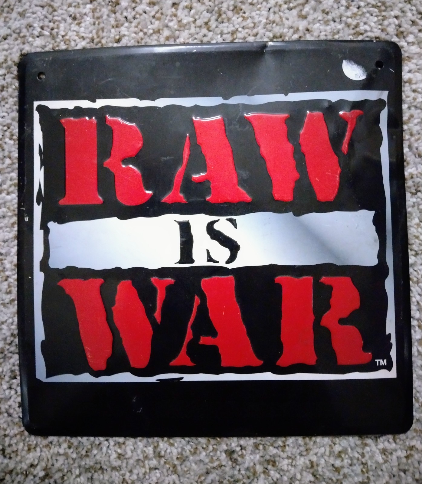 WWF metal plates