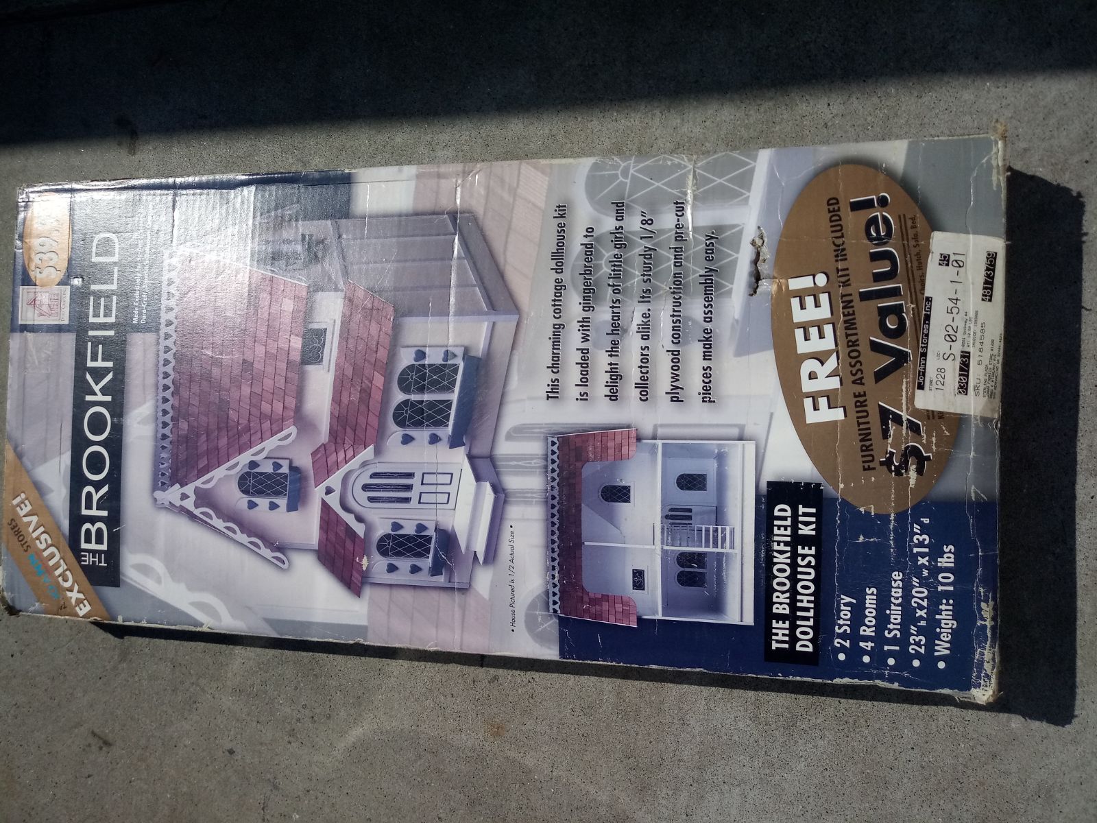 Jo ann dollhouse kit brookfield RARE