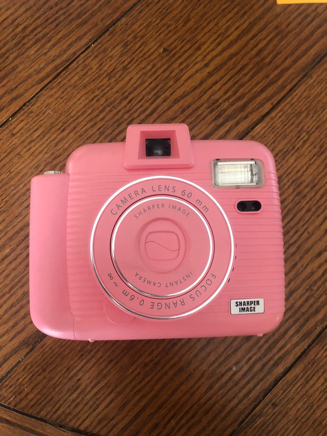Pink polaroid Camera