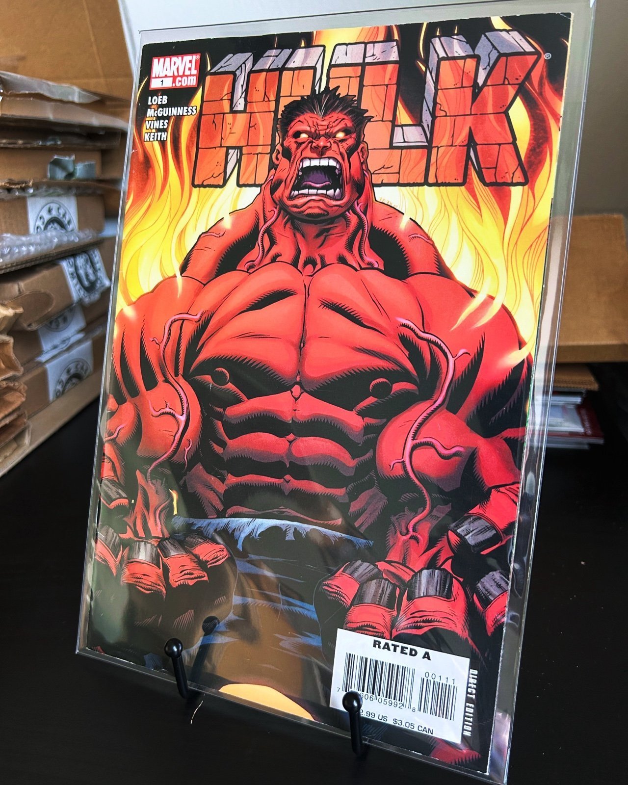 Hulk 1 - First appearance of Red Hulk