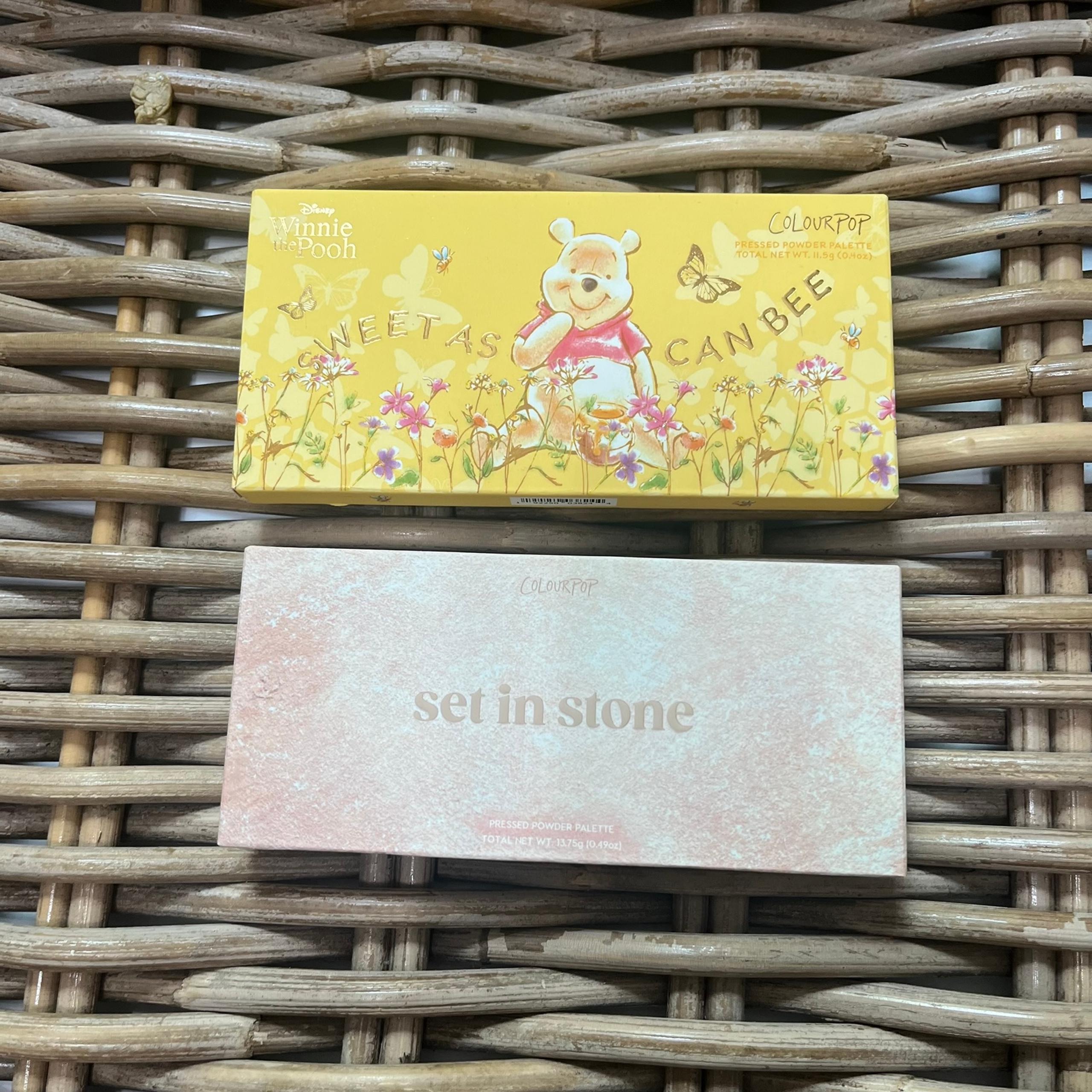 ColourPop Winnie the Pooh & Set in Stone NEW Eyeshadow Palettes