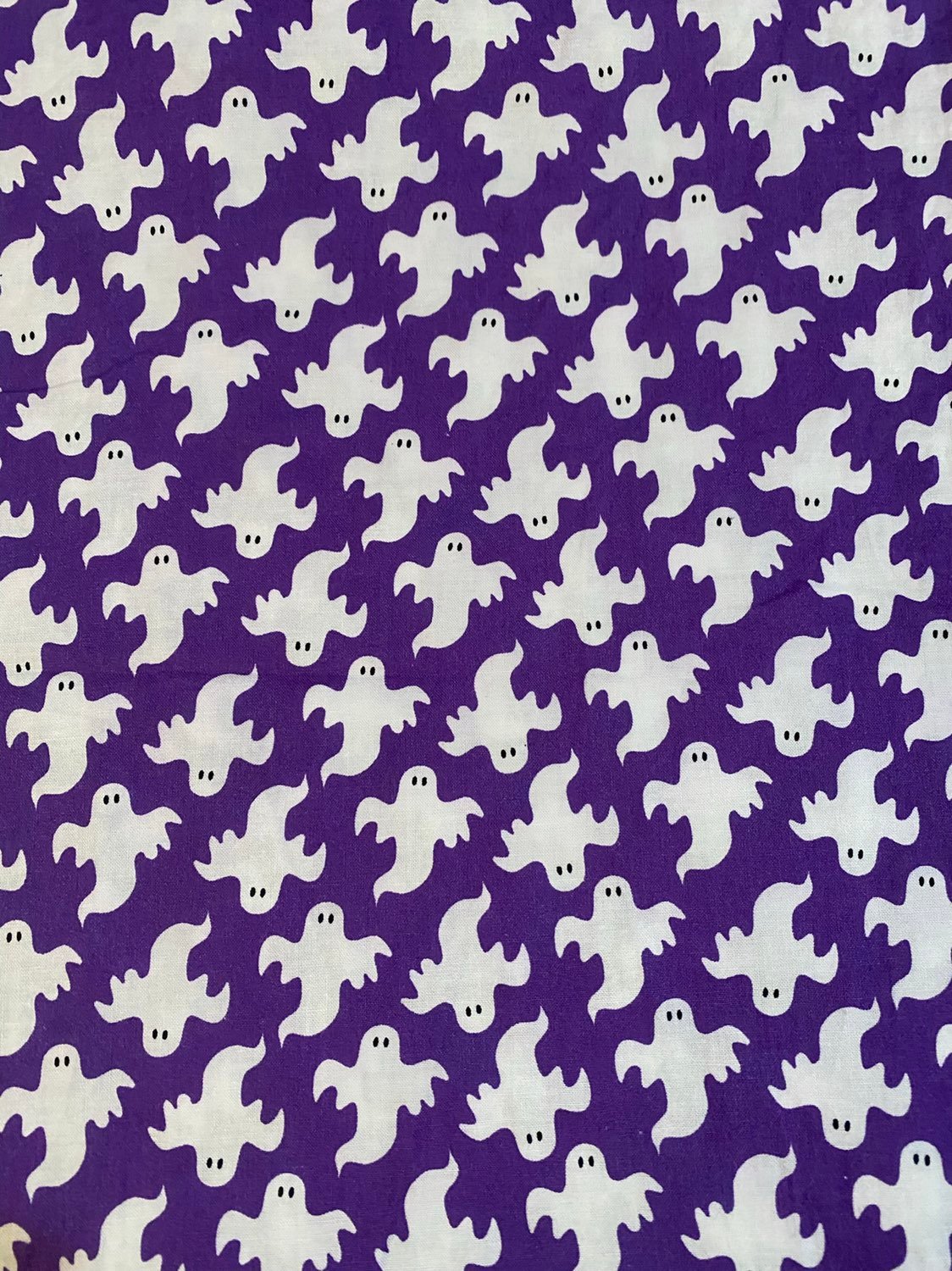 #28 Purple Ghosts Fabric