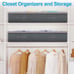Closet Organizers and Storage Bins, Foldable Underbed Storage Bags