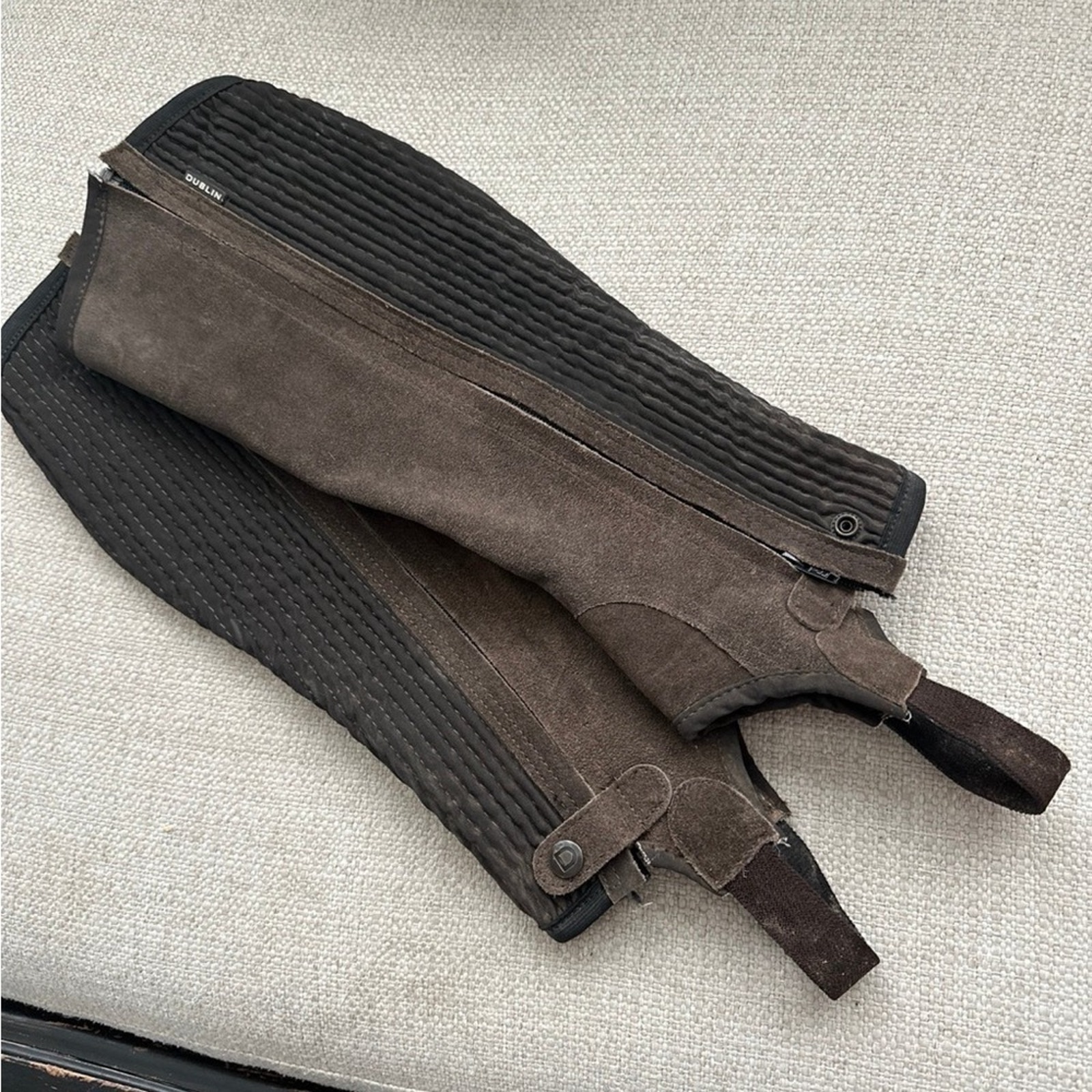 Leather and suede chaps size medium brand Dublin​