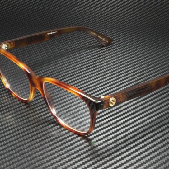 Gucci Women's Havana Square Eyeglasses!