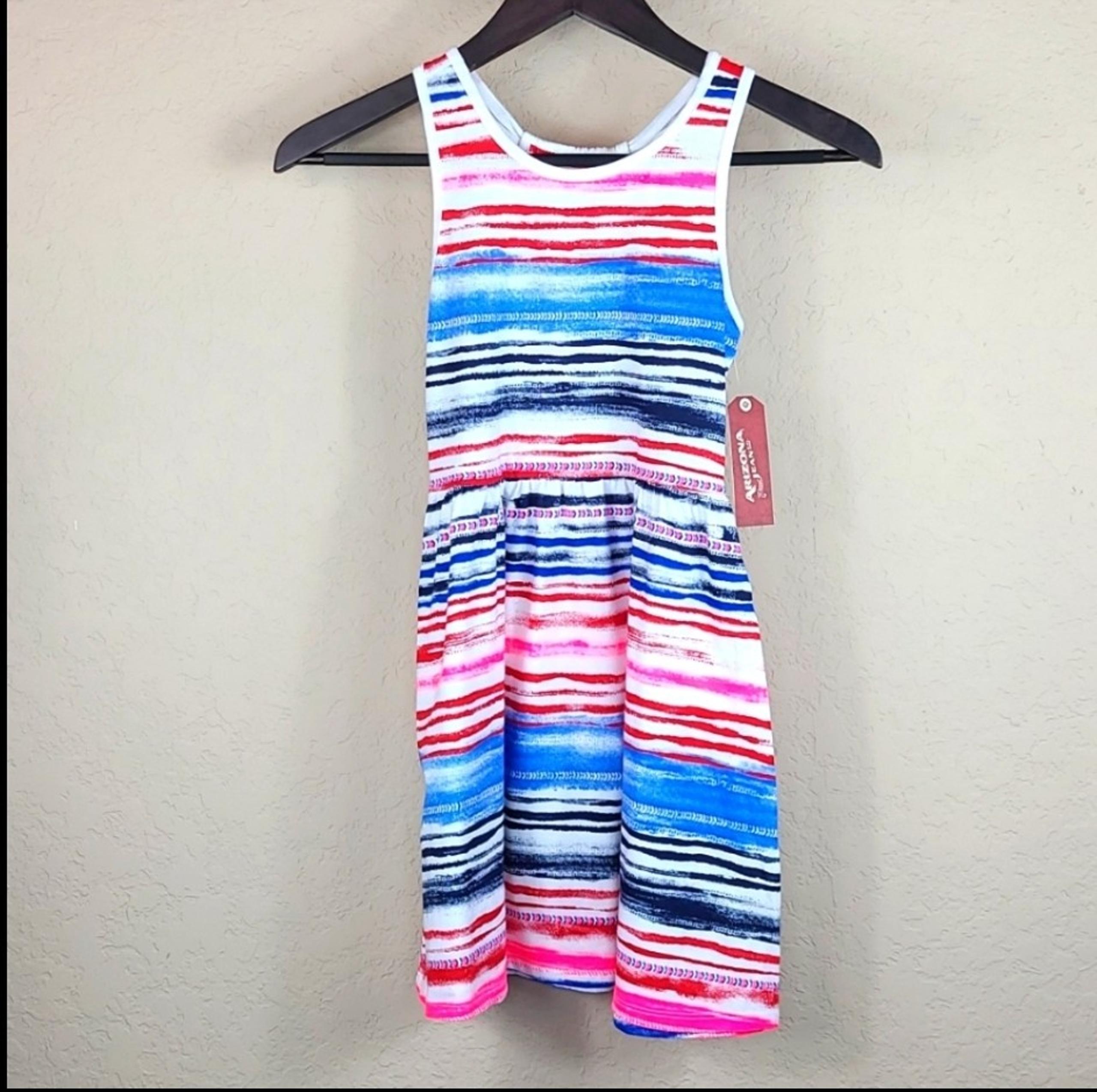 Girls Arizona Jean Co. Striped Dress, S