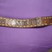 34-36 leather belt n buckle..Vietnam serial #d..