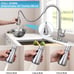 Brushed Nickel Kitchen Faucet With Pull Down Sprayer - NEW