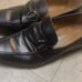 Antonio Maurizi black horsebit loafers made italy 43EU 10US chisel toe stitched