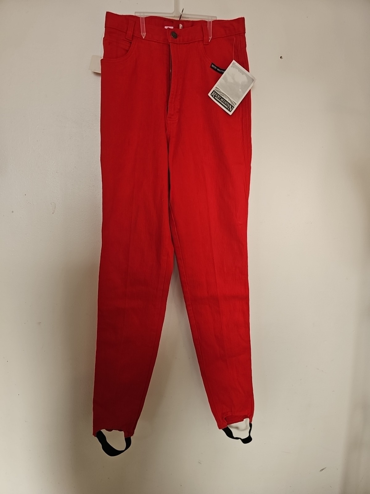 Rocky Mountain Vintage High Rise Mom Red Colored Denim Jeans 30/XL