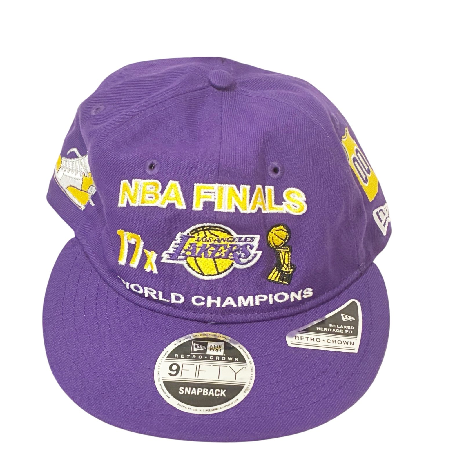 New Era NBA Los Angeles Lakers 17x World Championship Finals Snapback Hat Cap