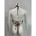 Rails 'Kyra' Brown Tie Back Linen Top Size S