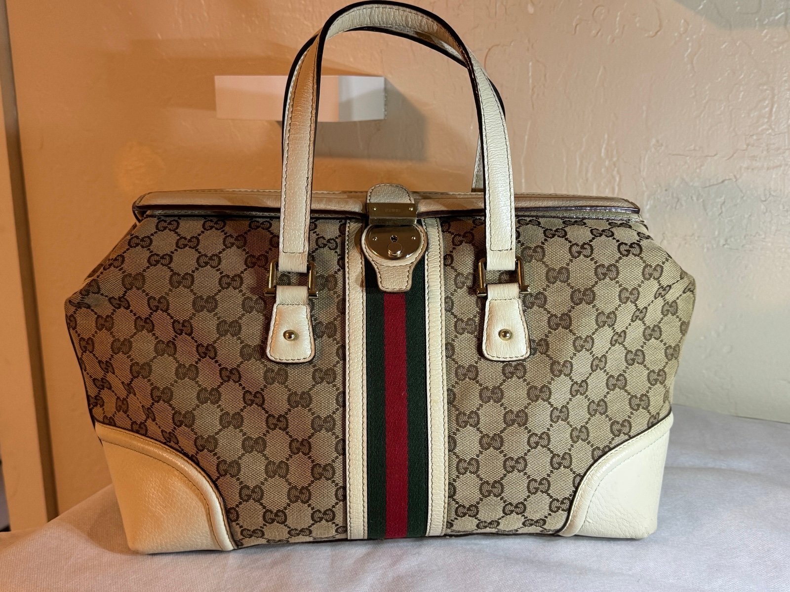 Vintage Gucci Large Treasure Boston handbag