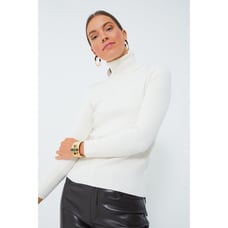 TUCKERNUCK Ivory Crochet Knit Jules Sweater NWT Size Medium