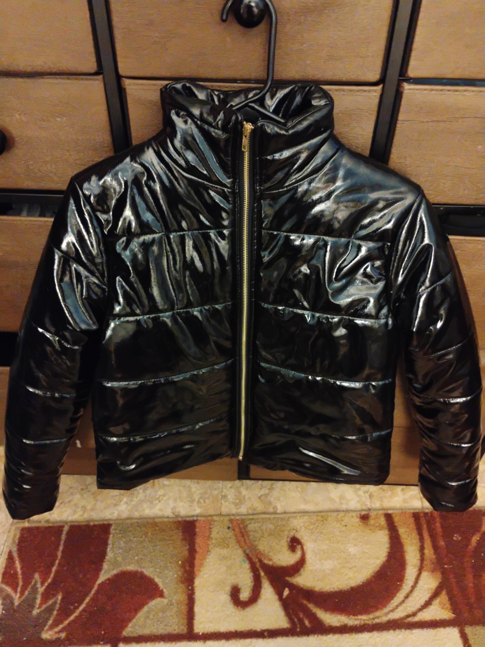 Puffer Jacket, black size M, NWOT
