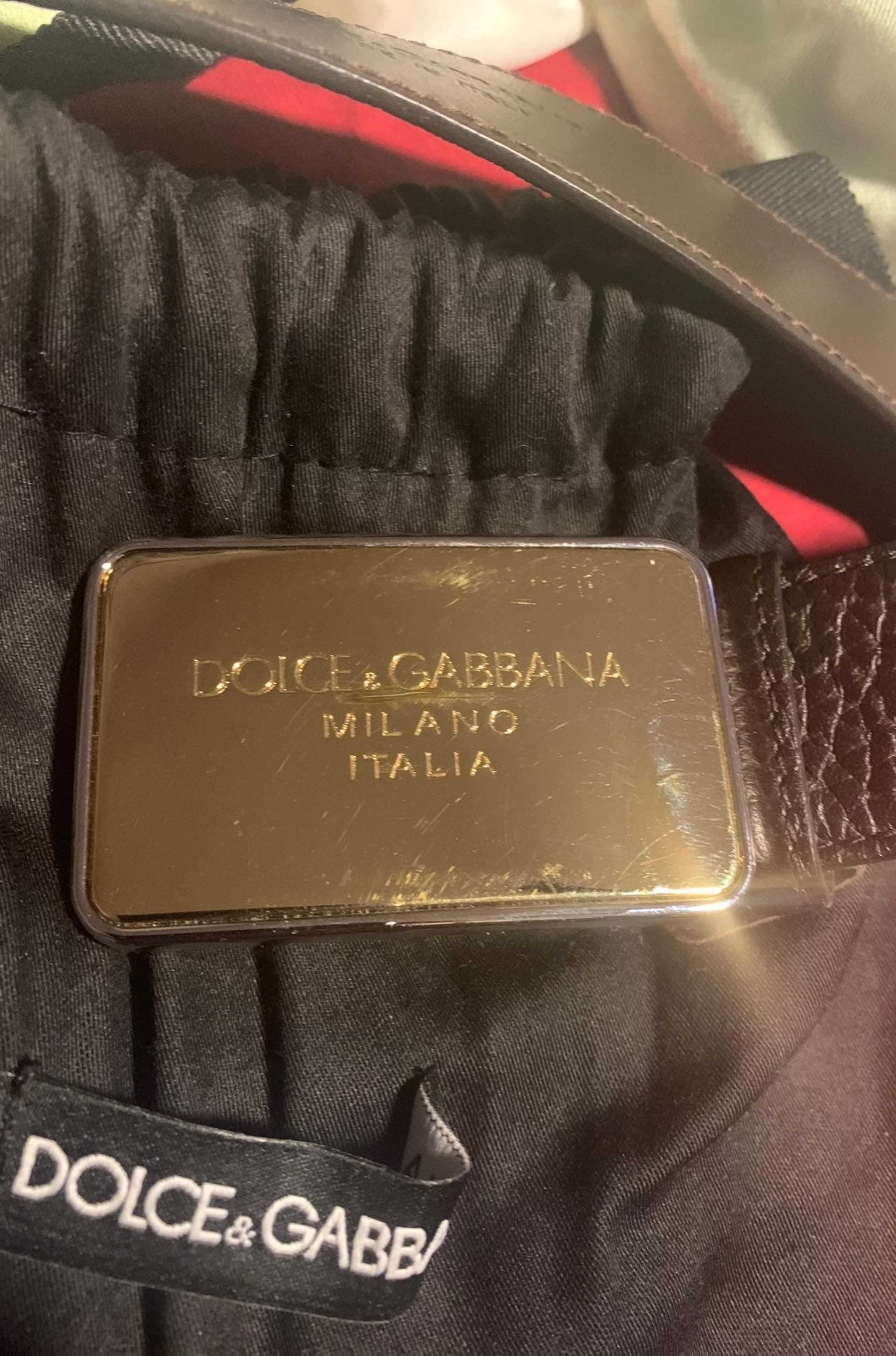 Dolce and Gabbana belt