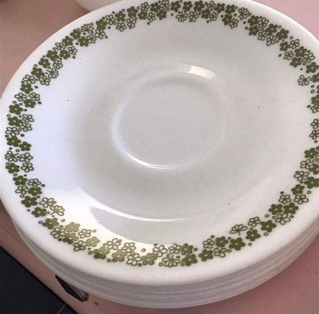 Corelle CrAzy Daisy Saucers