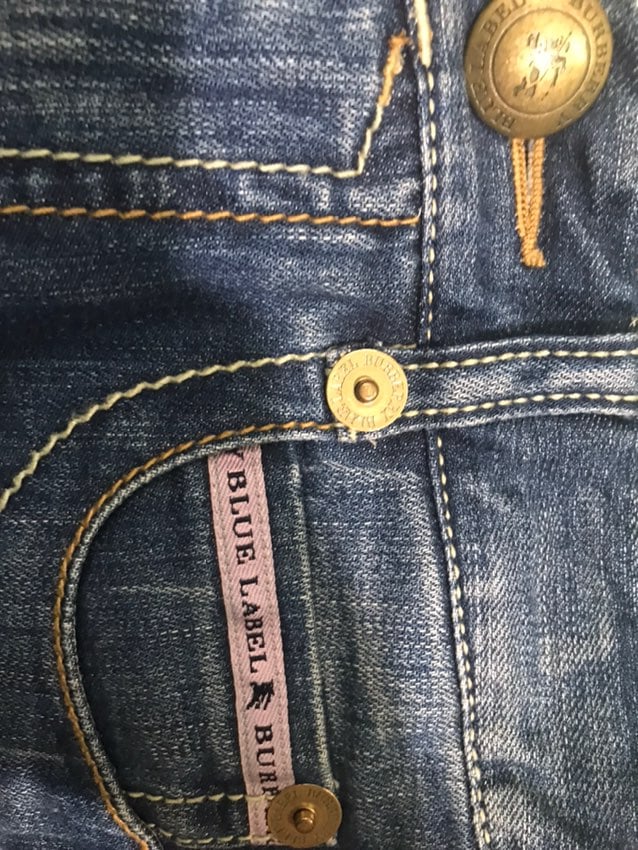 Burberry london blue label short jeans