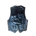 Vintage Anchor Blue Velvet Vest