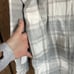 Columbia Gray & White Plaid Shacket M