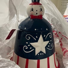 Johanna Parker 4th of July bell canister