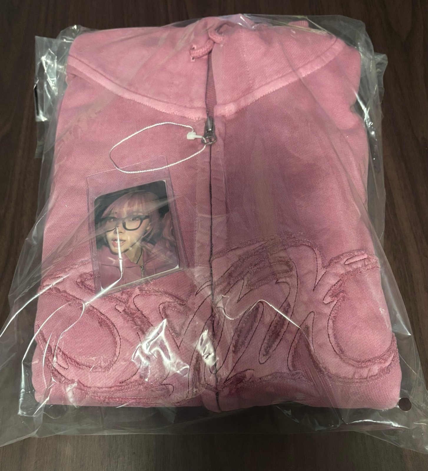 PINK HOODIE ZIP-UP SET - SYNK : PARALLEL LINE - ENCORE MD