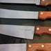 Regent Forge Butcher Block Knives Cutlery Set Of 4 Wood Handles