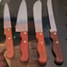 Regent Forge Butcher Block Knives Cutlery Set Of 4 Wood Handles