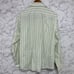 BCBG Men’s Dress Shirt sz M 15.5-34/35 Green Striped Cotton Y2K #F272