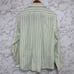BCBG Men’s Dress Shirt sz M 15.5-34/35 Green Striped Cotton Y2K #F272