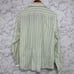 BCBG Men’s Dress Shirt sz M 15.5-34/35 Green Striped Cotton Y2K #F272