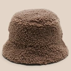 Sherpa Bucket Hat and Clutch - Banana Republic - Brand New w Tags