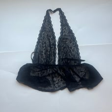 Victoria’s Secret Black Lace Lingerie Halter Top