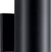 Kichler Cylinders 12 Outdoor Wall Sconce in Black, 2-Light Exterior Wall Light,