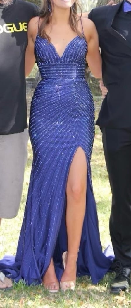 Blue/Navy Sherri Hill Prom dress