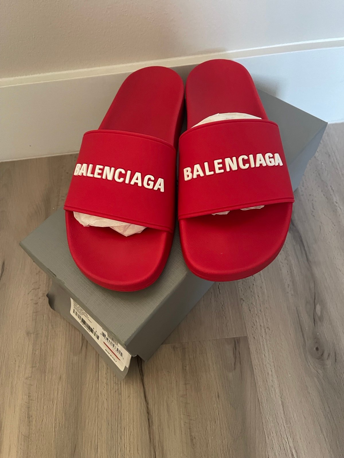 Balenciaga slide sandals for men