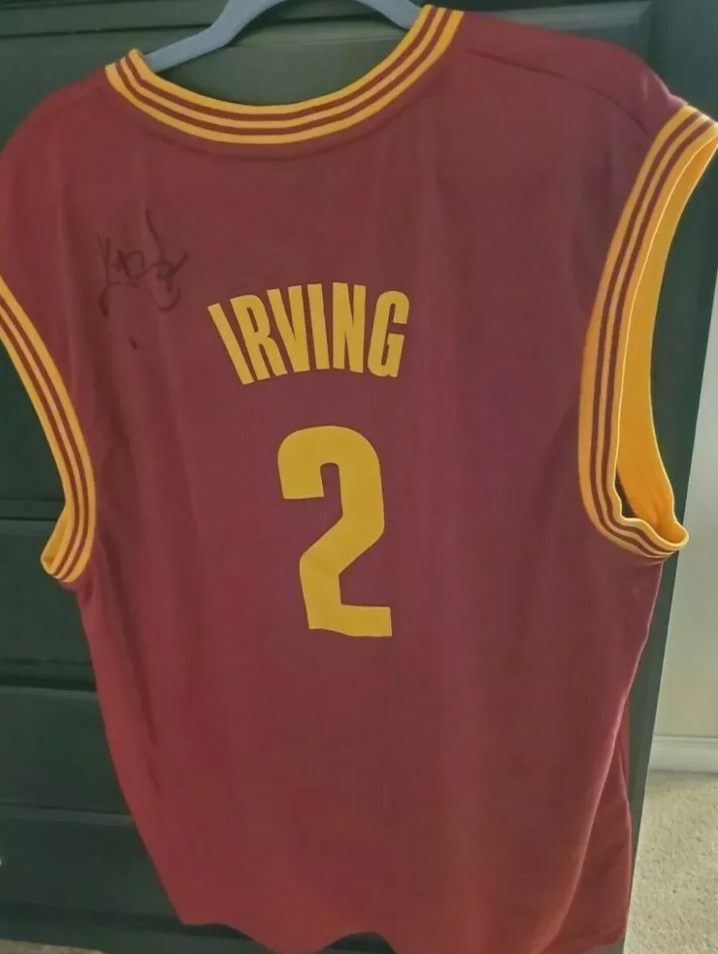 Kyrie Irving Autographed Cleveland Cavs Authentic Signed Jersey
