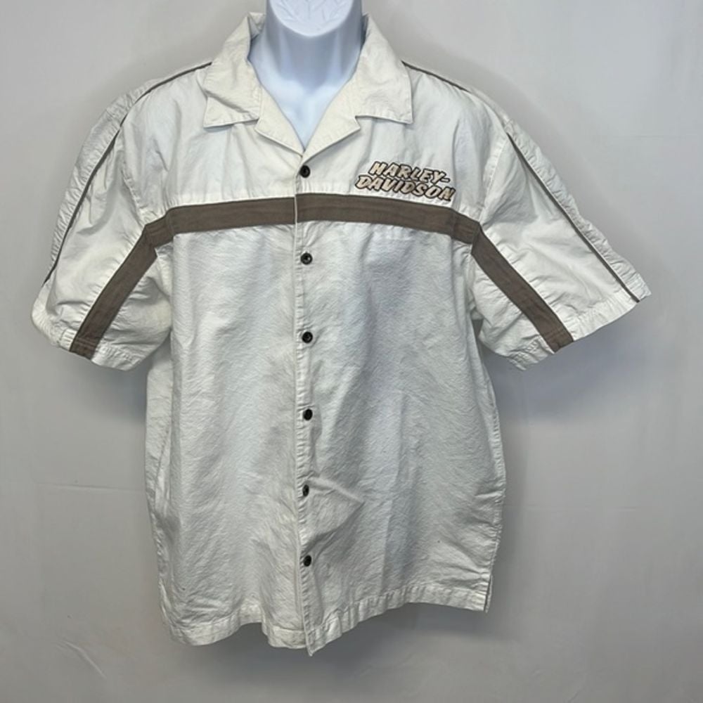 Vintage Harley-Davison Short-Sleeve Button Up