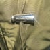 Michael Kors olive green rain jacket w/ hood & gold hardware size medium NWOT