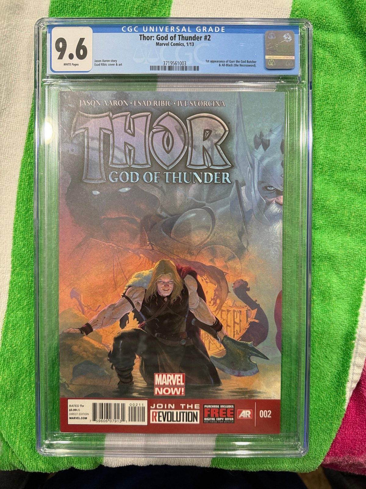 Thor God of Thunder 2 First Printing 1st Gorr the God Butcher High Grade CGC